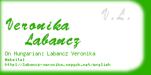 veronika labancz business card